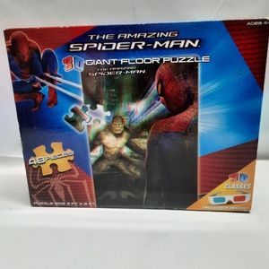 NEW Sealed 2011 The Amazing Spiderman 3D Giant Floor Puzzle 48 pc. 3' x 2'